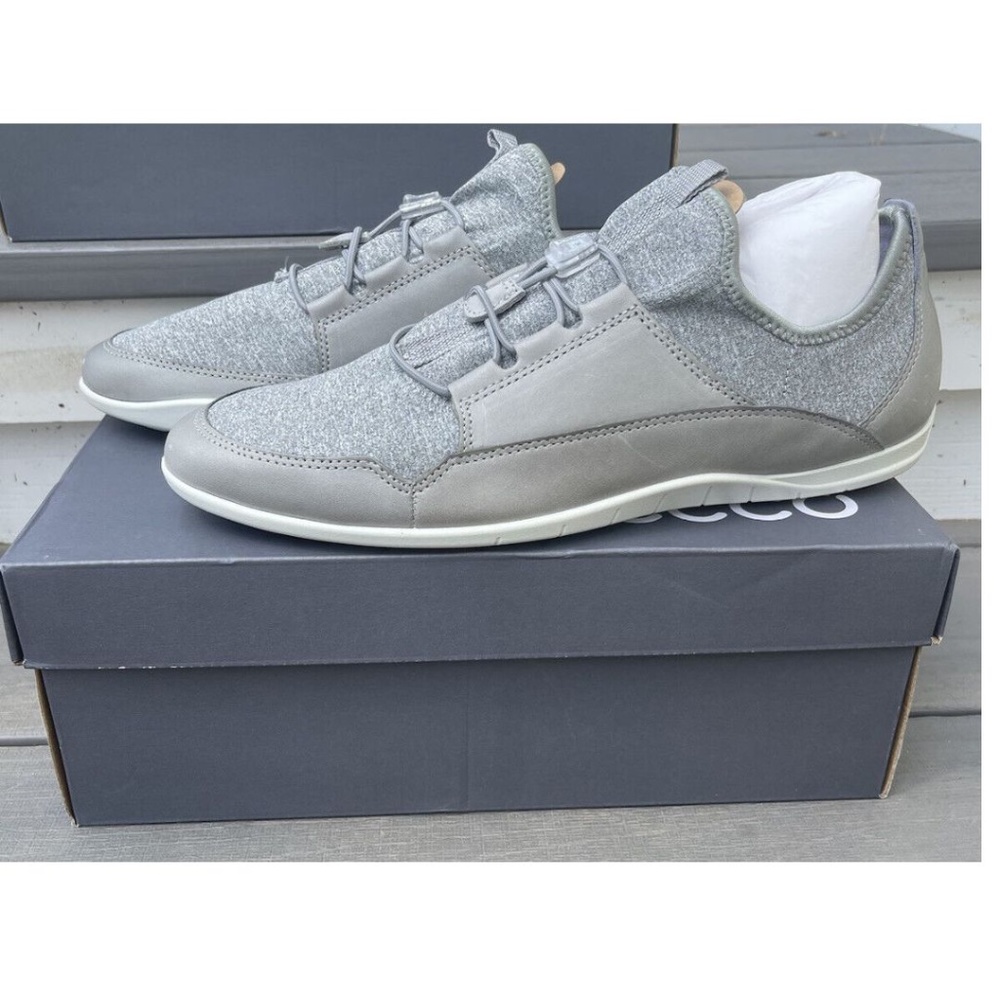 Ecco Bluma Wild Dove/Concrete White Speed Lace Casual Sneaker US 10-10.5 EU 41